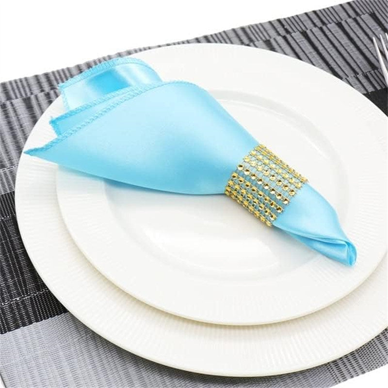 Lofaris 50 Pcs Folded Mouth Cloth Solid Color Restaurant Towel