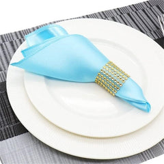 Lofaris 50 Pcs Folded Mouth Cloth Solid Color Restaurant Towel
