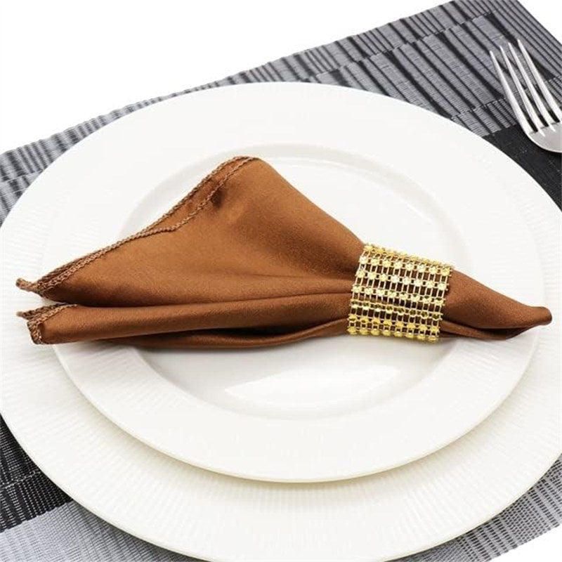 Lofaris 50 Pcs Folded Mouth Cloth Solid Color Restaurant Towel
