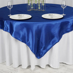 Lofaris 57X57 Inch Events Square Smooth Satin Table Overlay