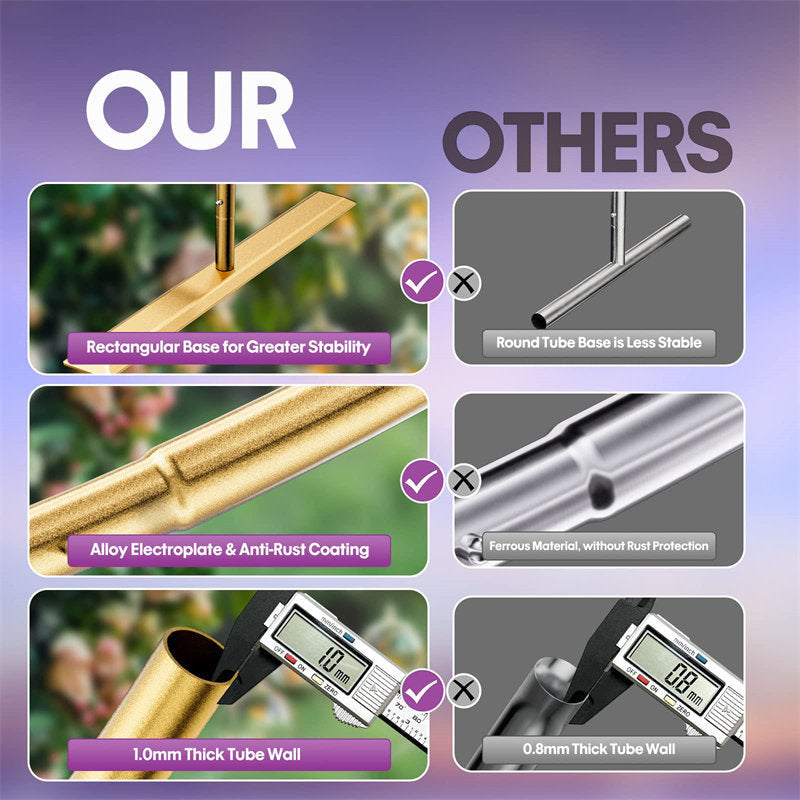 Lofaris 6.6FT Party Round Backdrop Stand Balloon Arch Frame