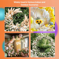 Lofaris 6.6FT Party Round Backdrop Stand Balloon Arch Frame