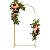 Lofaris 6.6X3.3FT Gold Wedding Balloon Arch Backdrop Stand