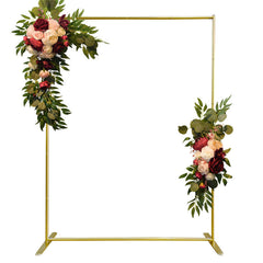 Lofaris 6.6X5FT Gold Square Balloon Arch Frame For Wedding