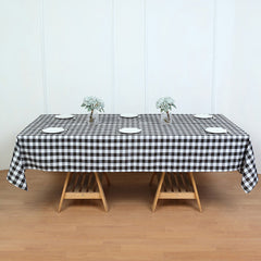 Lofaris 60X102 Inch Seamless Buffalo Plaid Rectangle Tablecloth