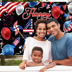 Lofaris (7 Day Delivery) Independence US Flag Backdrop