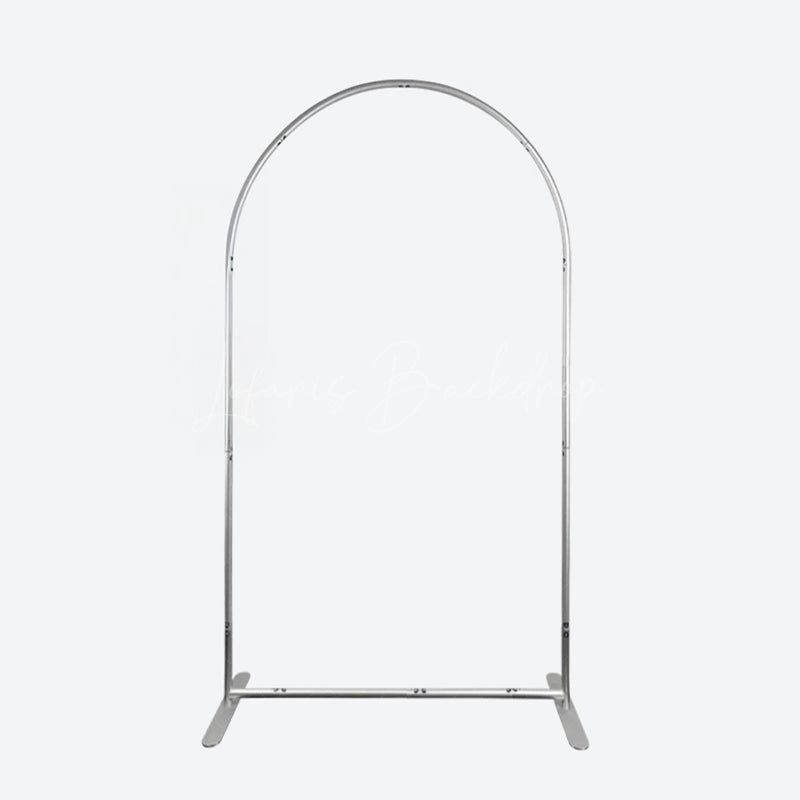 Lofaris (7 Day Delivery) Silver Wedding Backdrop Flower Arch Frame Party Decor