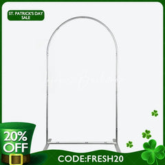 Lofaris (7 Day Delivery) Silver Wedding Backdrop Flower Arch Frame Party Decor