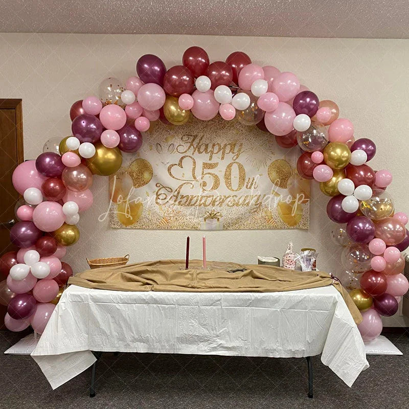 Lofaris (7 Day Delivery) Wide Arch 10x8ft Wedding Stand Balloon Semi-circle Frame