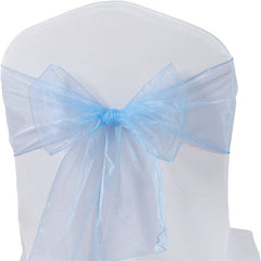 Lofaris 7X108 Inch Sheer Premium Organza Bridal Chair Sashes