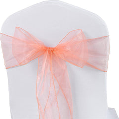 Lofaris 7X108 Inch Sheer Premium Organza Bridal Chair Sashes