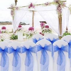 Lofaris 7X108 Inch Sheer Premium Organza Bridal Chair Sashes