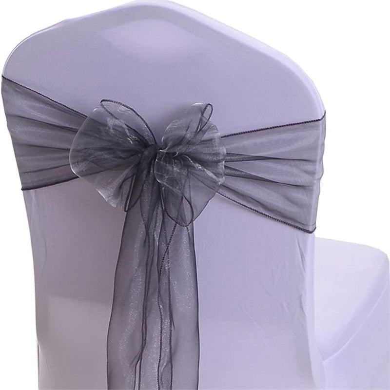 Lofaris 7X108 Inch Sheer Premium Organza Bridal Chair Sashes