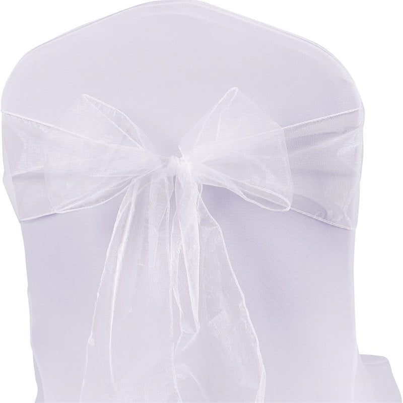 Lofaris 7X108 Inch Sheer Premium Organza Bridal Chair Sashes