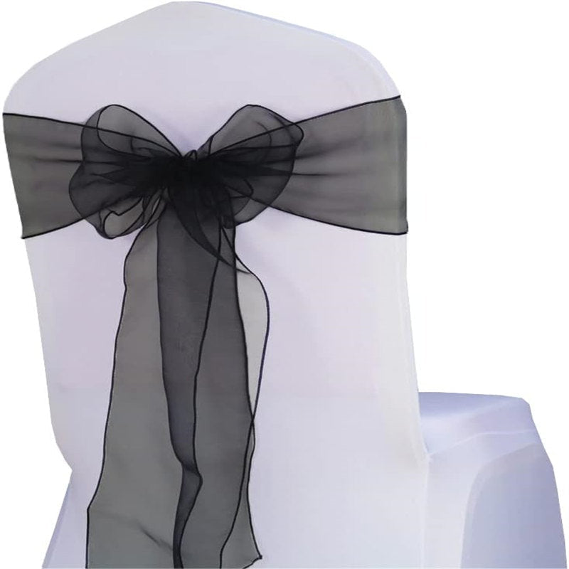Lofaris 7X108 Inch Sheer Premium Organza Bridal Chair Sashes