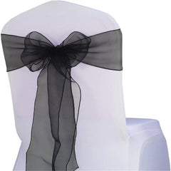 Lofaris 7X108 Inch Sheer Premium Organza Bridal Chair Sashes