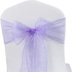 Lofaris 7X108 Inch Sheer Premium Organza Bridal Chair Sashes