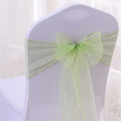 Lofaris 7X108 Inch Sheer Premium Organza Bridal Chair Sashes