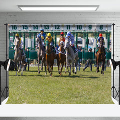 Horse Racing Course Kentucky Derby Party Backdrop