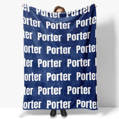 Personalized Super Soft Name Family Blanket