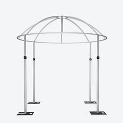 Lofaris Dome Canopy 10x10ft Pipe and Drape Stand, Elegant Wedding Arch Frame, Decorative Backdrop for Ceremony Party
