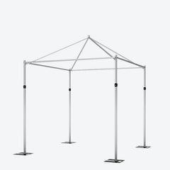 Lofaris Ridge Canopy 10x10ft Pipe and Drape Stand, Sturdy Tent Frame, Versatile for Business Exhibition Booth Display