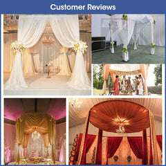 Lofaris Ridge Canopy 10x10ft Pipe and Drape Stand, Sturdy Tent Frame, Versatile for Business Exhibition Booth Display