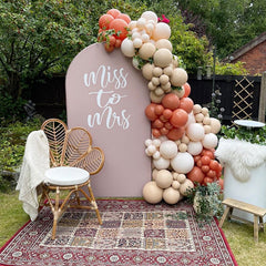 Lofaris Custom Color Double Sided Party Arch Backdrop