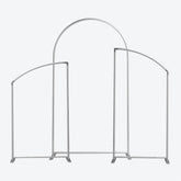 Lofaris Heavy Duty Chiara Arched Frame, 3 Piece Set Stands With Carrying Bag, for Party Wedding Event Decor