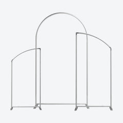 Lofaris Heavy Duty Chiara Arched Frame, 3 Piece Set Stands With Carrying Bag, for Party Wedding Event Decor