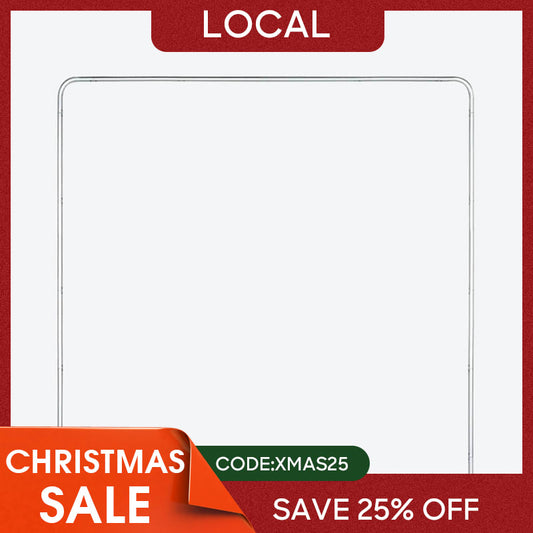 (7 Day Delivery) Aluminum Square Straight Tension Backdrop Stand