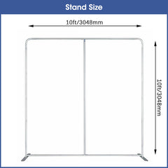 (7 Day Delivery) Aluminum Square Straight Tension Backdrop Stand