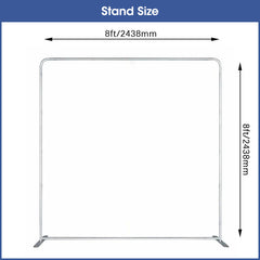(7 Day Delivery) Aluminum Square Straight Tension Backdrop Stand