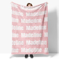 Personalized Super Soft Name Family Blanket