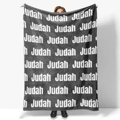 Personalized Super Soft Name Family Blanket