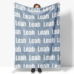 Personalized Super Soft Name Family Blanket