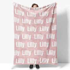 Personalized Super Soft Name Family Blanket