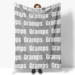 Personalized Super Soft Name Family Blanket