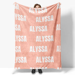 Personalized Super Soft Name Family Blanket