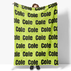 Personalized Super Soft Name Family Blanket