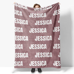 Personalized Super Soft Name Family Blanket