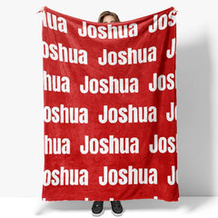 Personalized Super Soft Name Family Blanket