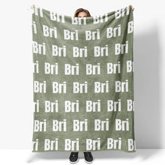 Personalized Super Soft Name Family Blanket