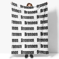 Personalized Super Soft Name Family Blanket