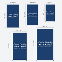 Lofaris Custom Rectangular Arch Backdrop Cover