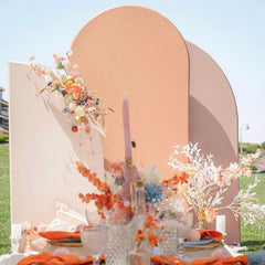 Lofaris Custom Photos Half Moon Arch Backdrop Kit for Party