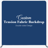 Lofaris Custom Double-sided Photo Square Tension Backdrop