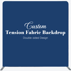Lofaris Custom Double-sided Photo Square Tension Backdrop