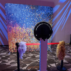 Lofaris Custom Double-sided Photo Square Tension Backdrop