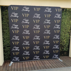 Lofaris Custom Double-sided Photo Square Tension Backdrop